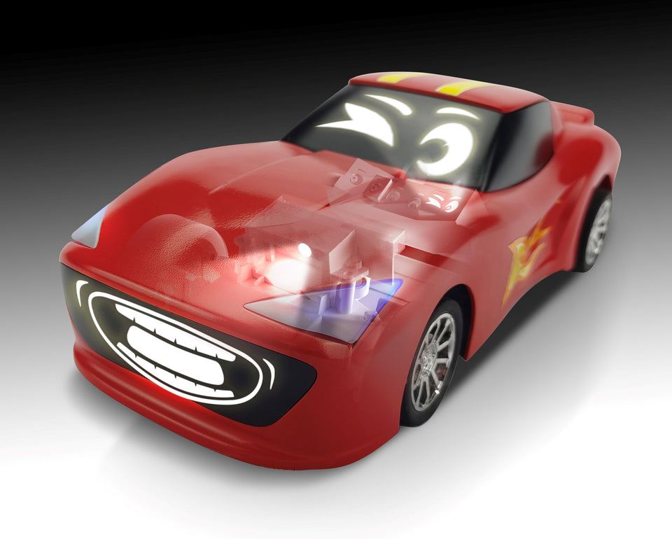 Cartoons Talking Animated Radio Control Race Car with Built in Projector & Speaker