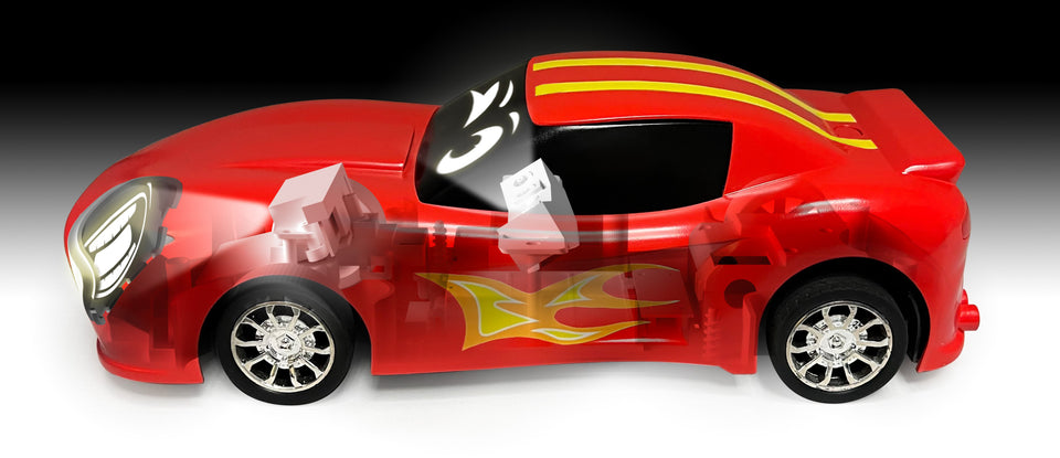 Cartoons Talking Animated Radio Control Race Car with Built in Projector & Speaker