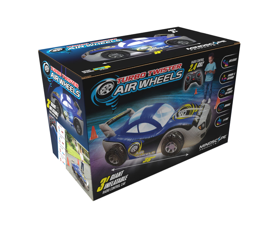 Turbo Twister AirWheels 36" Giant Inflatable RC Car with LED Lights