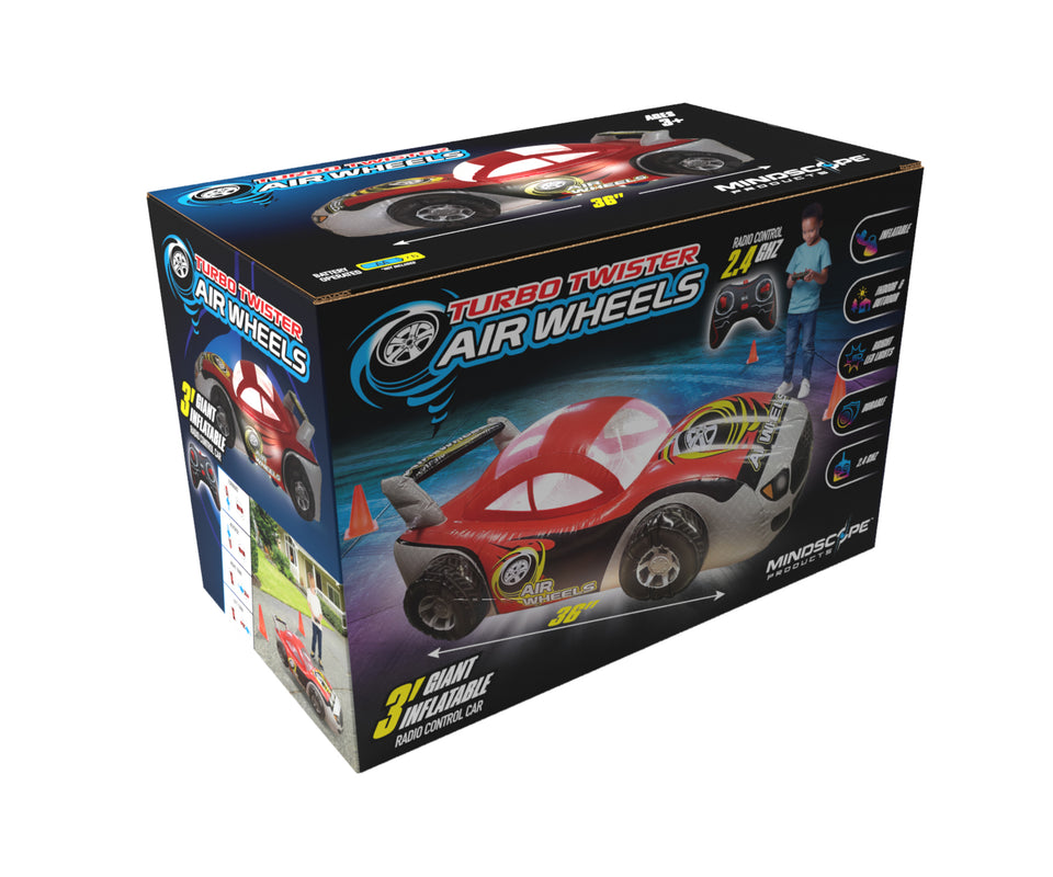 Turbo Twister AirWheels 36" Giant Inflatable RC Car with LED Lights
