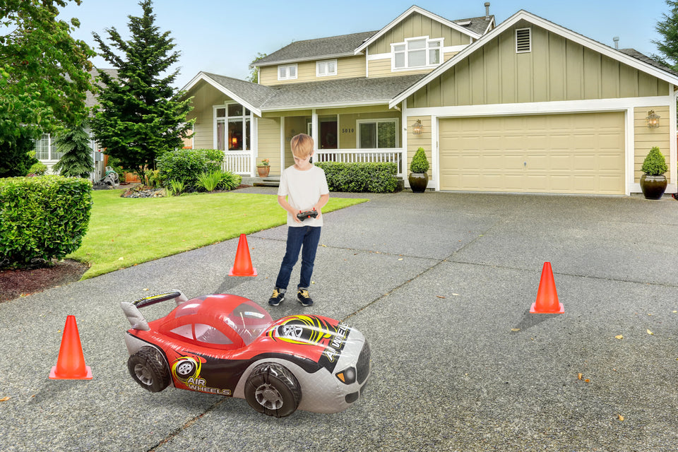 Turbo Twister AirWheels 36" Giant Inflatable RC Car with LED Lights