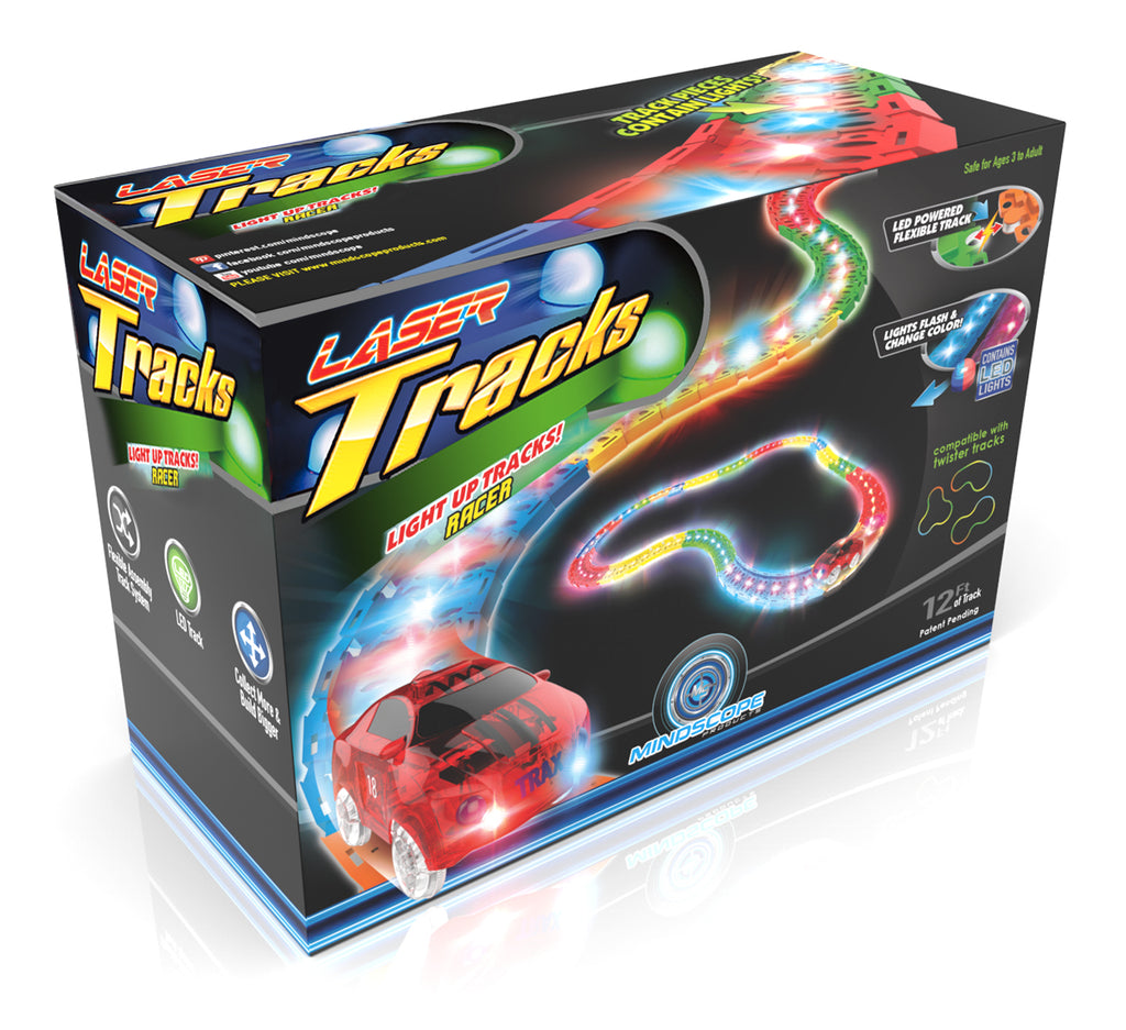 Light up car track online