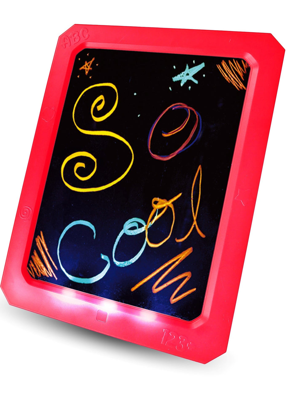 Light Up Glow Pad Drawing Board with Dry Erase Markers