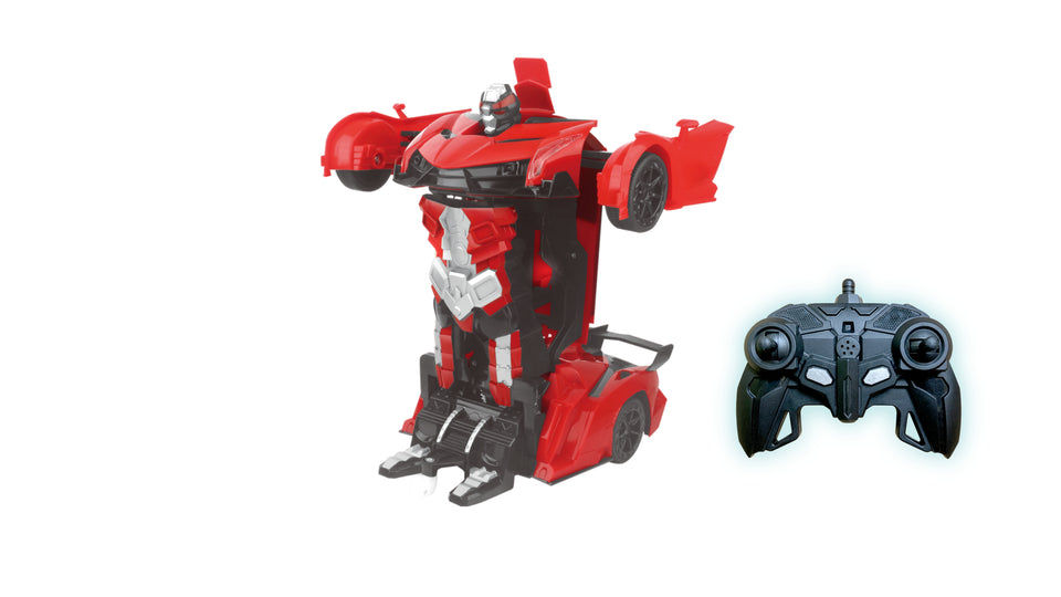 Turbo Twister 2 in 1 Red Morpher RC Car That transforms into a Robot