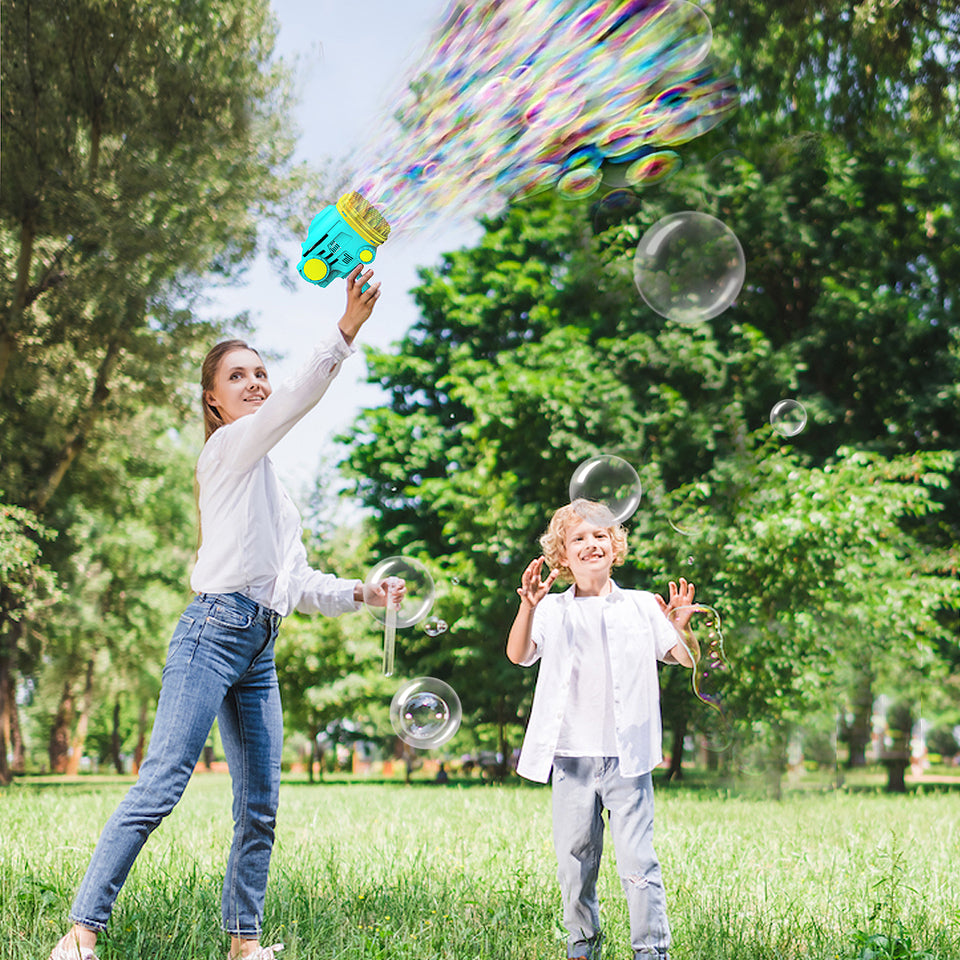 Mindscope Bubble Blaster with LED Lights and 70 Bubble Jets That Blasts Bubbles