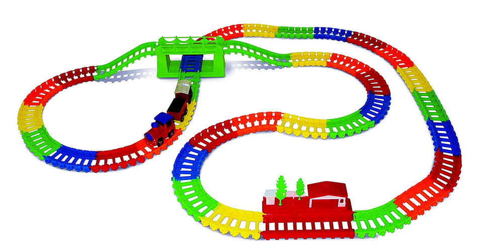 Neo Tracks Train 141 Piece Set (14 ft of track)