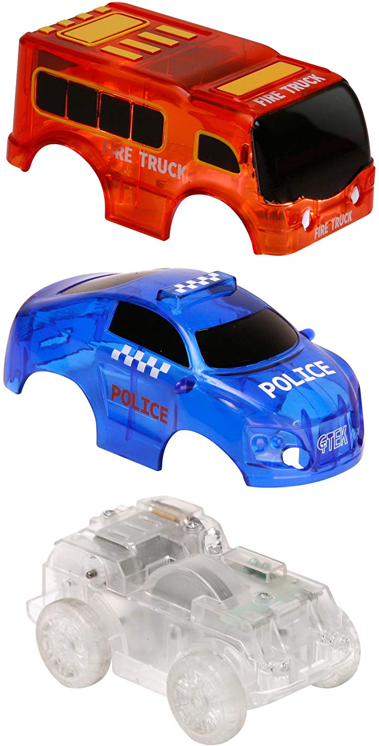 GreenTek Light Up Friction Vehicles - Emergency