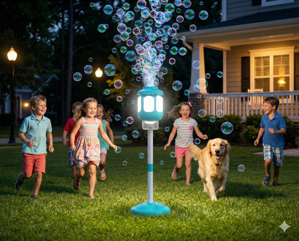 BubbleFX LED Light Up Bubble Lantern