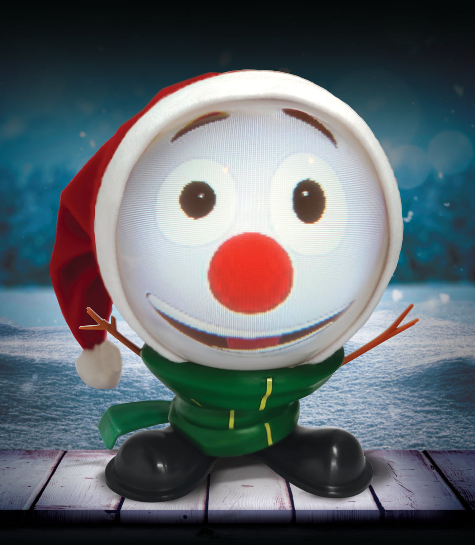ANIMAT3D Mr. Chill Talking Animated Snowman with Built in Projector & Speaker Plug'n Play
