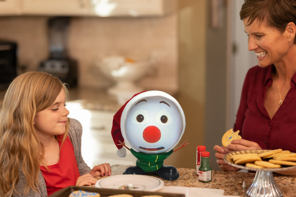 ANIMAT3D Mr. Chill Talking Animated Snowman with Built in Projector & Speaker Plug'n Play