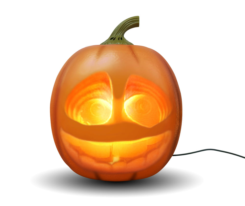 ANIMAT3D Jabberin' JackMotion Sensor 12 Inch XL Talking Animated Pumpkin with Built in Video Projector, Speaker and Motion Sensor Includes 80 Minutes of Content