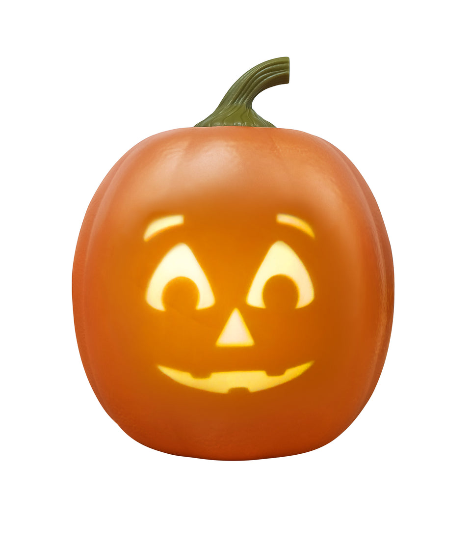 ANIMAT3D Set of 2 Jabberin’ Jack Jr. Animated Halloween Pumpkin, Talking, Singing & Joking Video Projector Decor