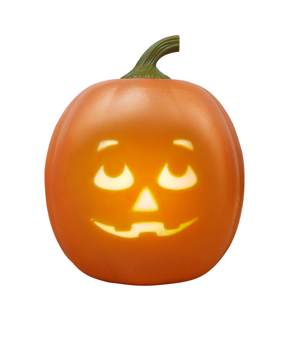 ANIMAT3D Set of 2 Jabberin’ Jack Jr. Animated Halloween Pumpkin, Talking, Singing & Joking Video Projector Decor