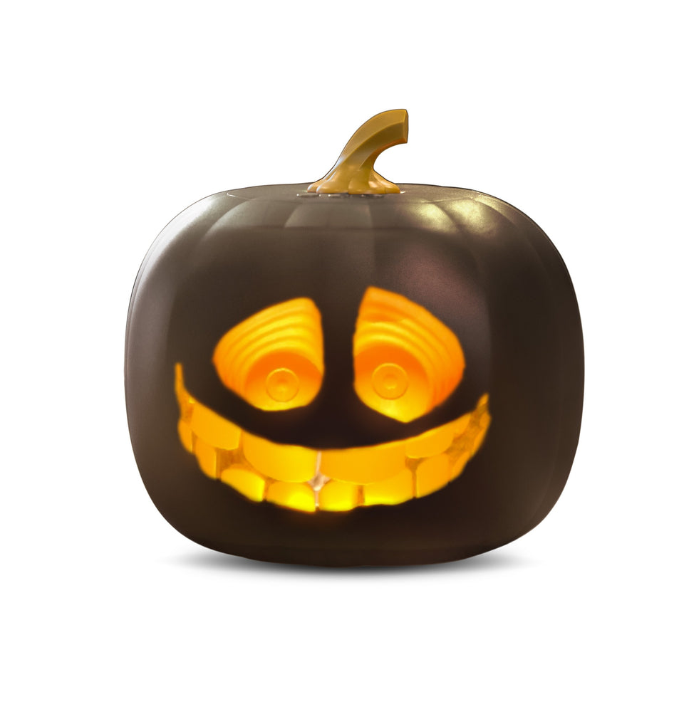 ANIMAT3D Jabberin' Jack XL The Talking Animated Black Pumpkin with Built-In Projector & Speaker