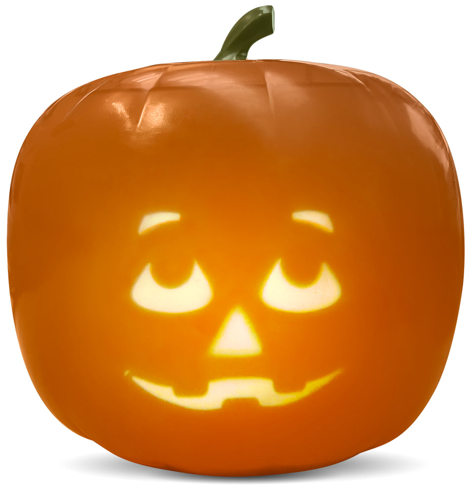 ANIMAT3D Blink Tech Jabberin' Jack Talking Animated Pumpkin with 8 Inch Screen and Built-in LED Light Array Projector + Speaker Includes 40 Minutes of Content