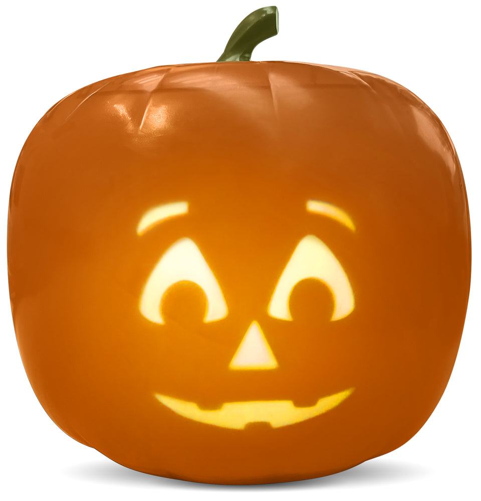 ANIMAT3D Blink Tech Jabberin' Jack Talking Animated Pumpkin with 8 Inch Screen and Built-in LED Light Array Projector + Speaker Includes 40 Minutes of Content