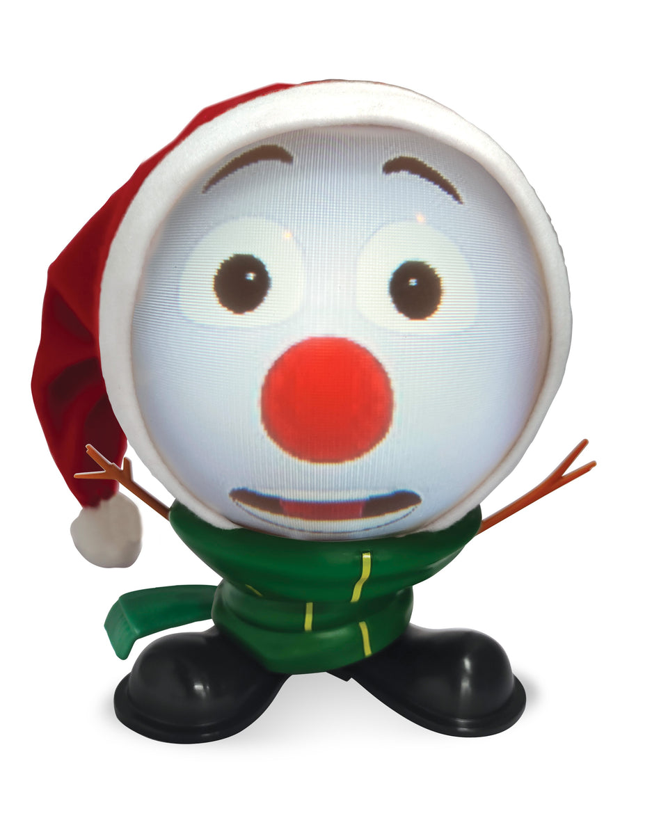 ANIMAT3D Mr. Chill Talking Animated Snowman with Built in Projector & Speaker Plug'n Play