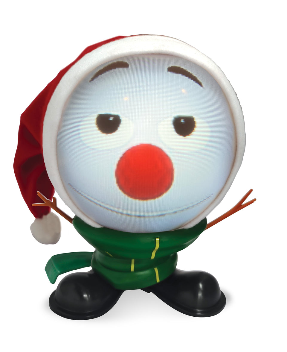 ANIMAT3D Mr. Chill Talking Animated Snowman with Built in Projector & Speaker Plug'n Play