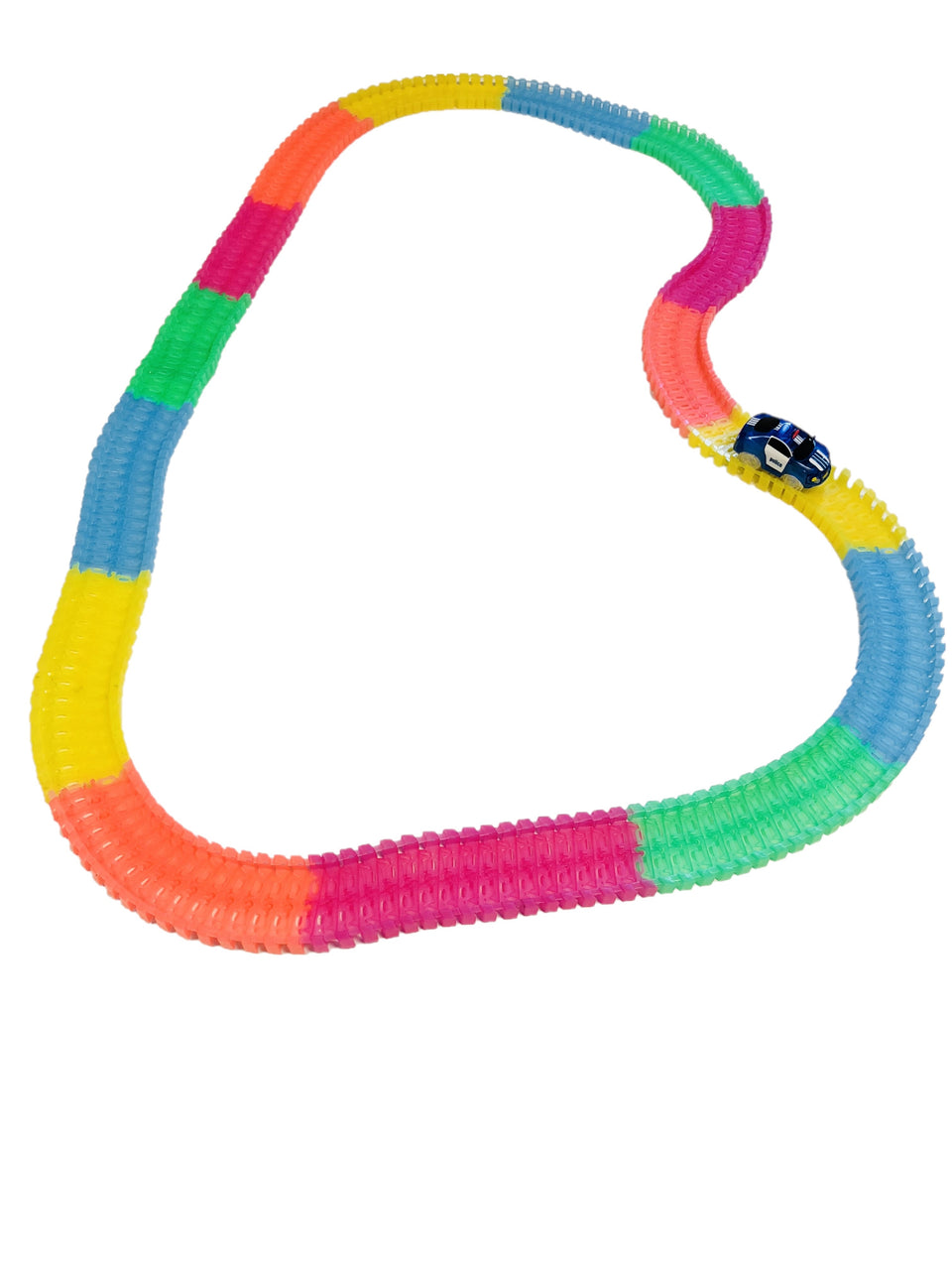 Twister Tracks 221 (11 feet) Neon Glow Track + 1 Car Set