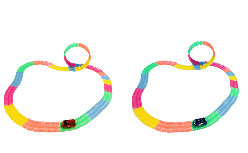 Set of 2 Twister Tracks 360 Glow in the Dark Track Sets