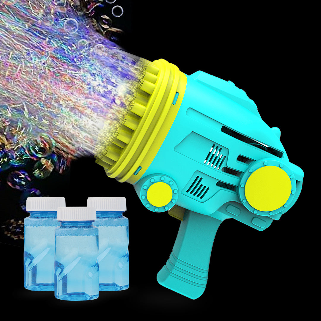 Jual Blast A Bubble Water Pistol Air Watergun Bubble Shot - Biru