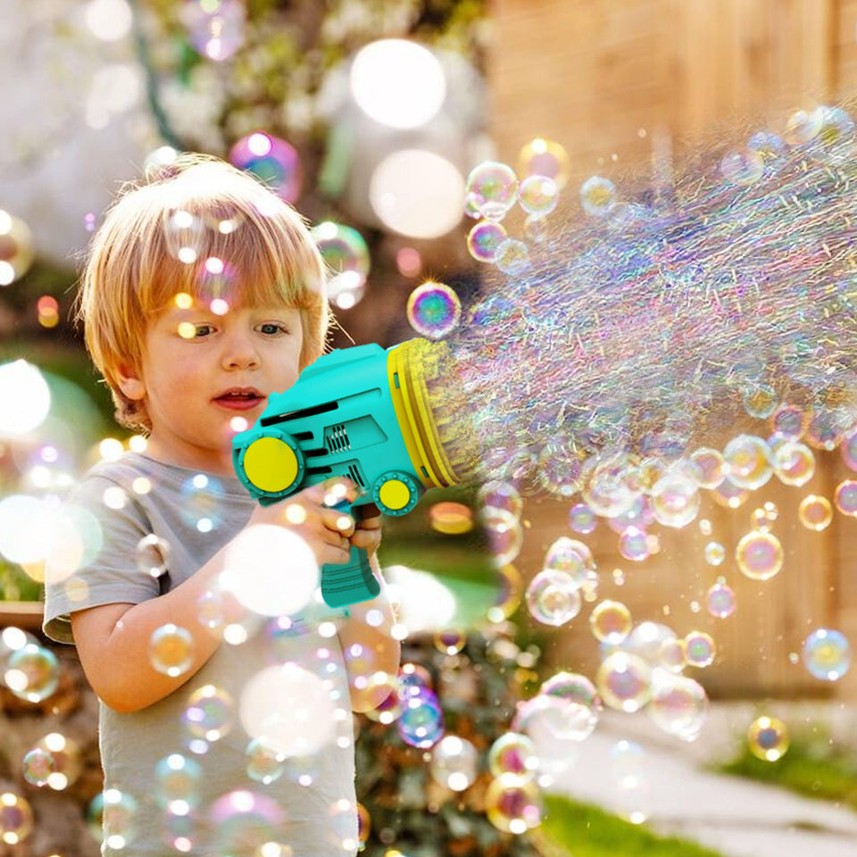 Mindscope Bubble Blaster with LED Lights and 70 Bubble Jets That Blasts Bubbles