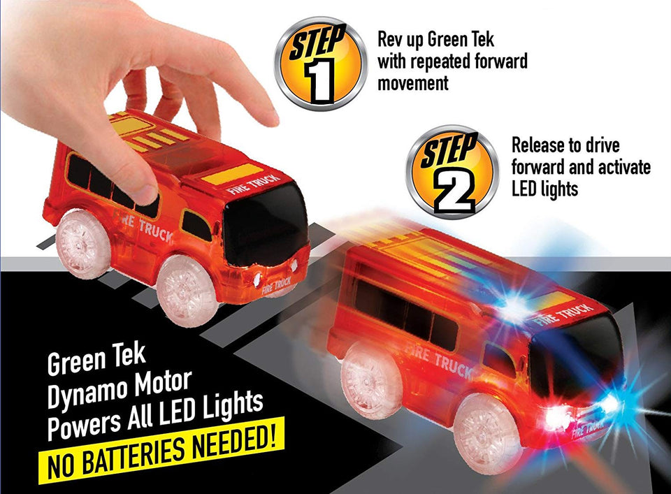 GreenTek Light Up Friction Vehicles - Emergency