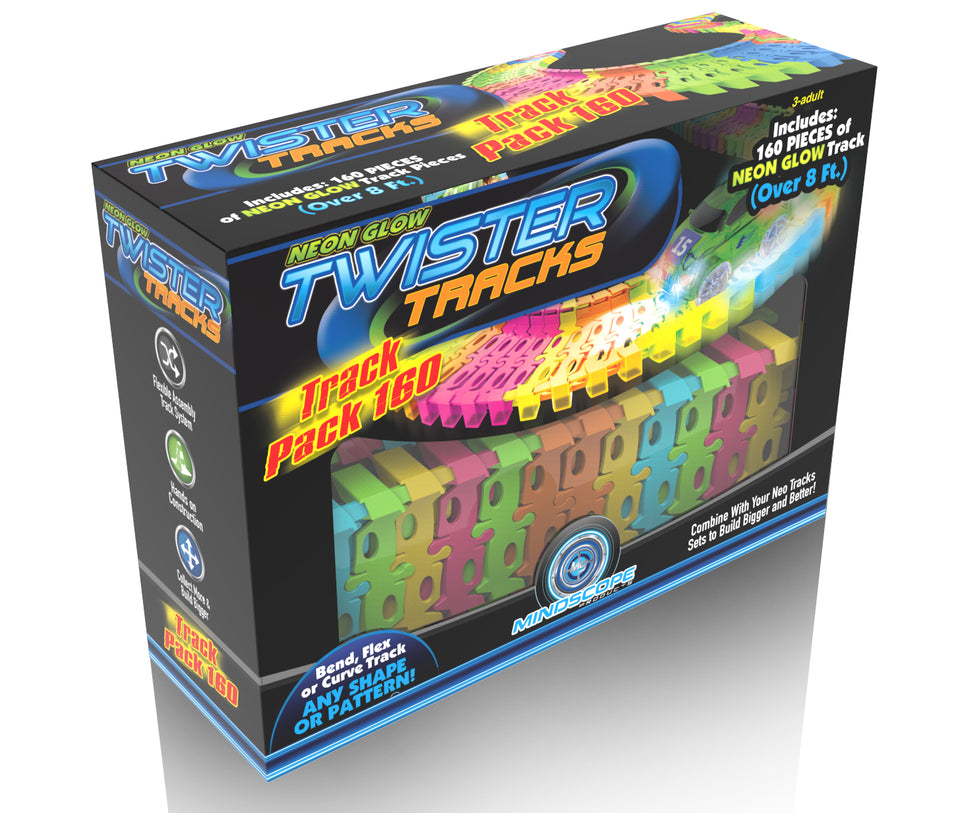 Twister Tracks Track Pack 160 - 8 ft. Add-On Neon Glow Track
