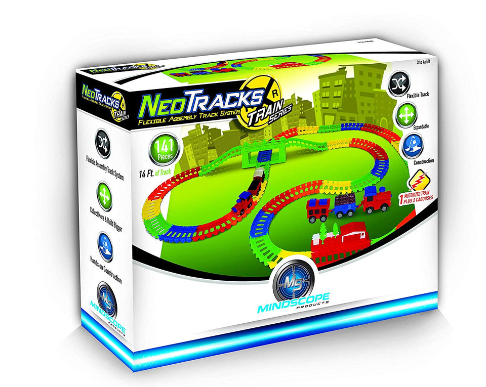 Neo Tracks Train 141 Piece Set (14 ft of track)