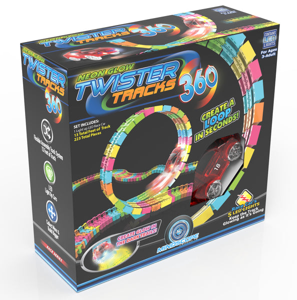 Set of Twister Tracks 360 Glow in the Dark Track Sets